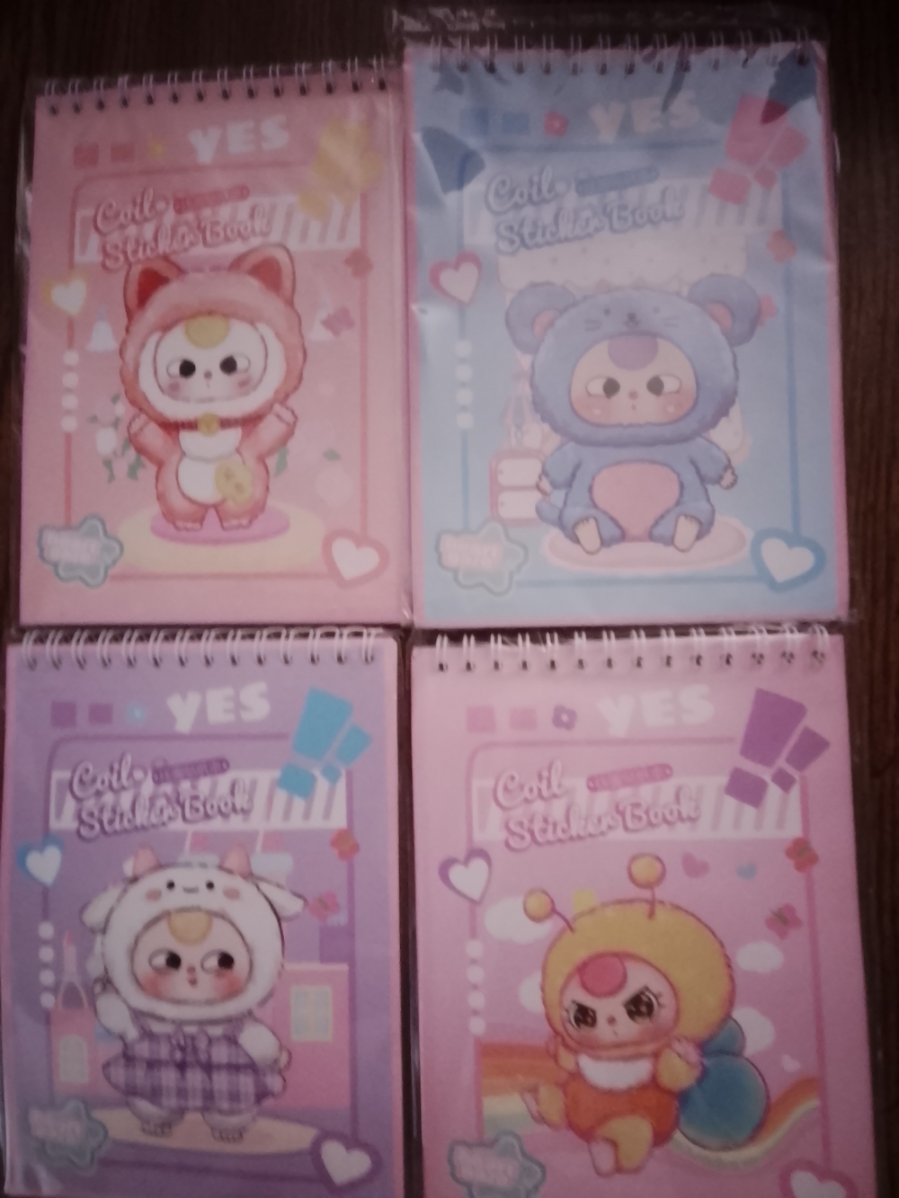 Baby Three Sticker Book - Set Of 4
